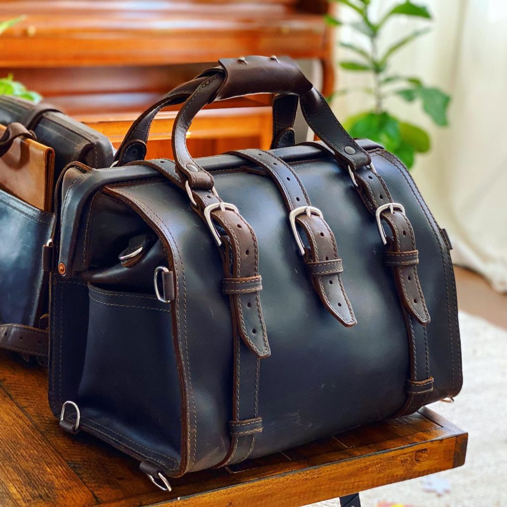 Leather luggage